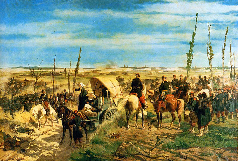 Fattori Giovanni - Il campo italiano dopo la battaglia di Magenta 1861